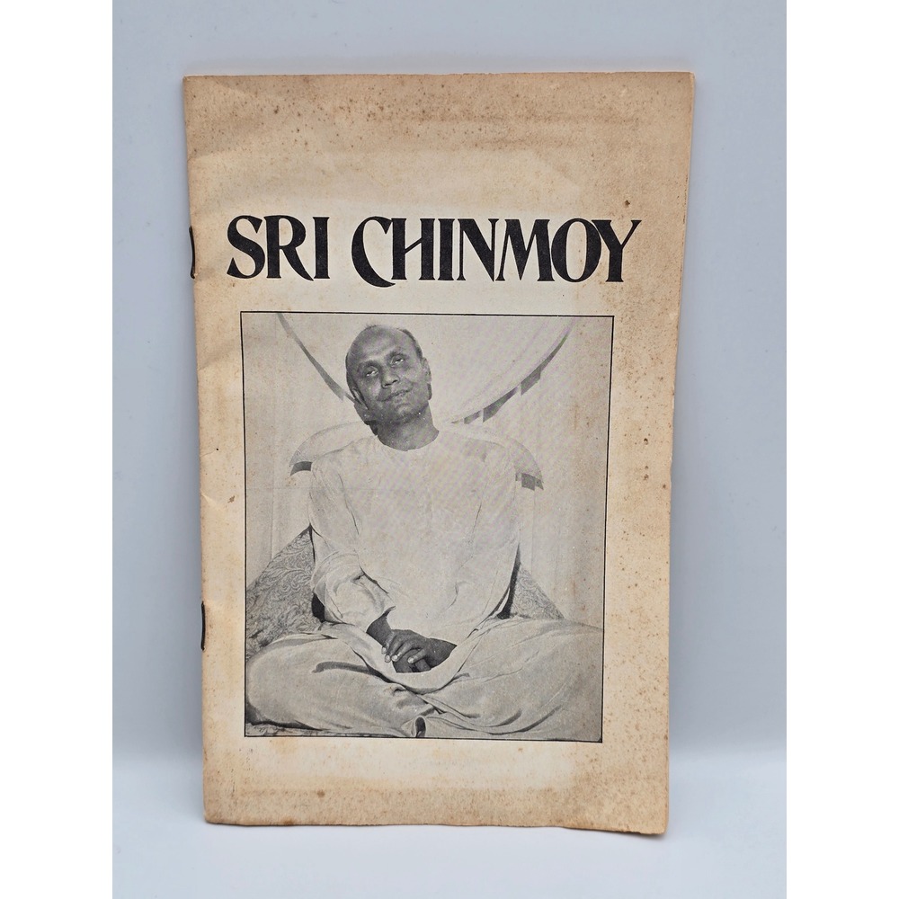Vintage Sri Chinmoy Booklet 1977 Handwritten Note‎ Spiritual Meditation Ephemera